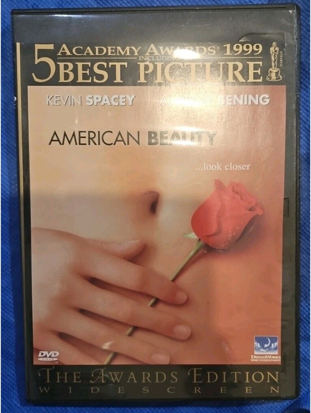 American Beauty (DVD, 1999) Slimcase. Artwork Cropped. Tested